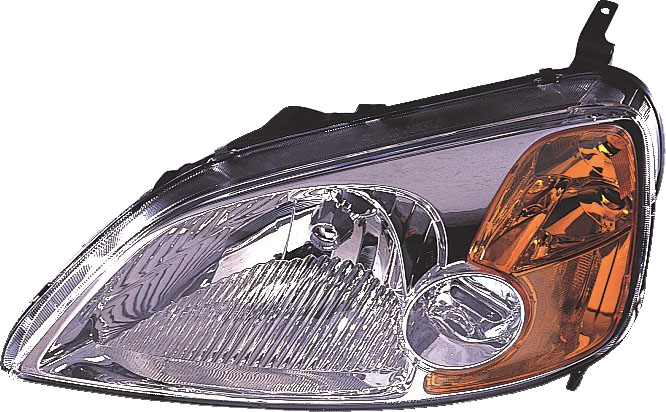 Honda Civic Coupe P46420 Head Lamp; Lh